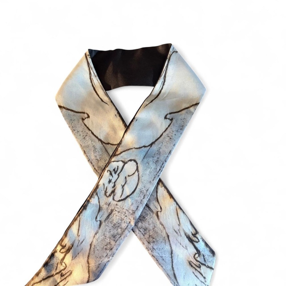 David Yurman silk scarf/ribbon
